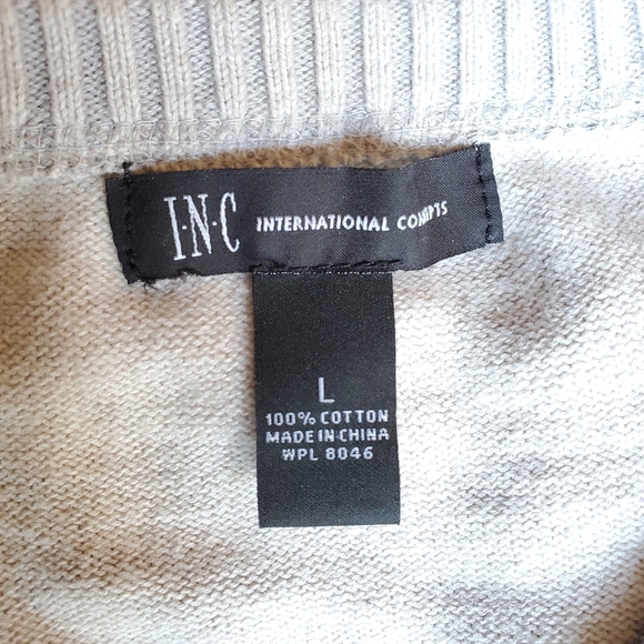 Men's INC sweater size L - Picture 2 of 4